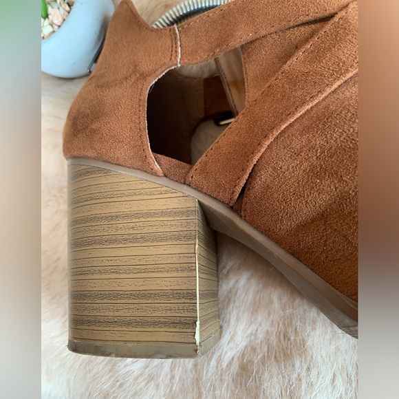 Block heel summer fall shoe bootie - Picture 5 of 6